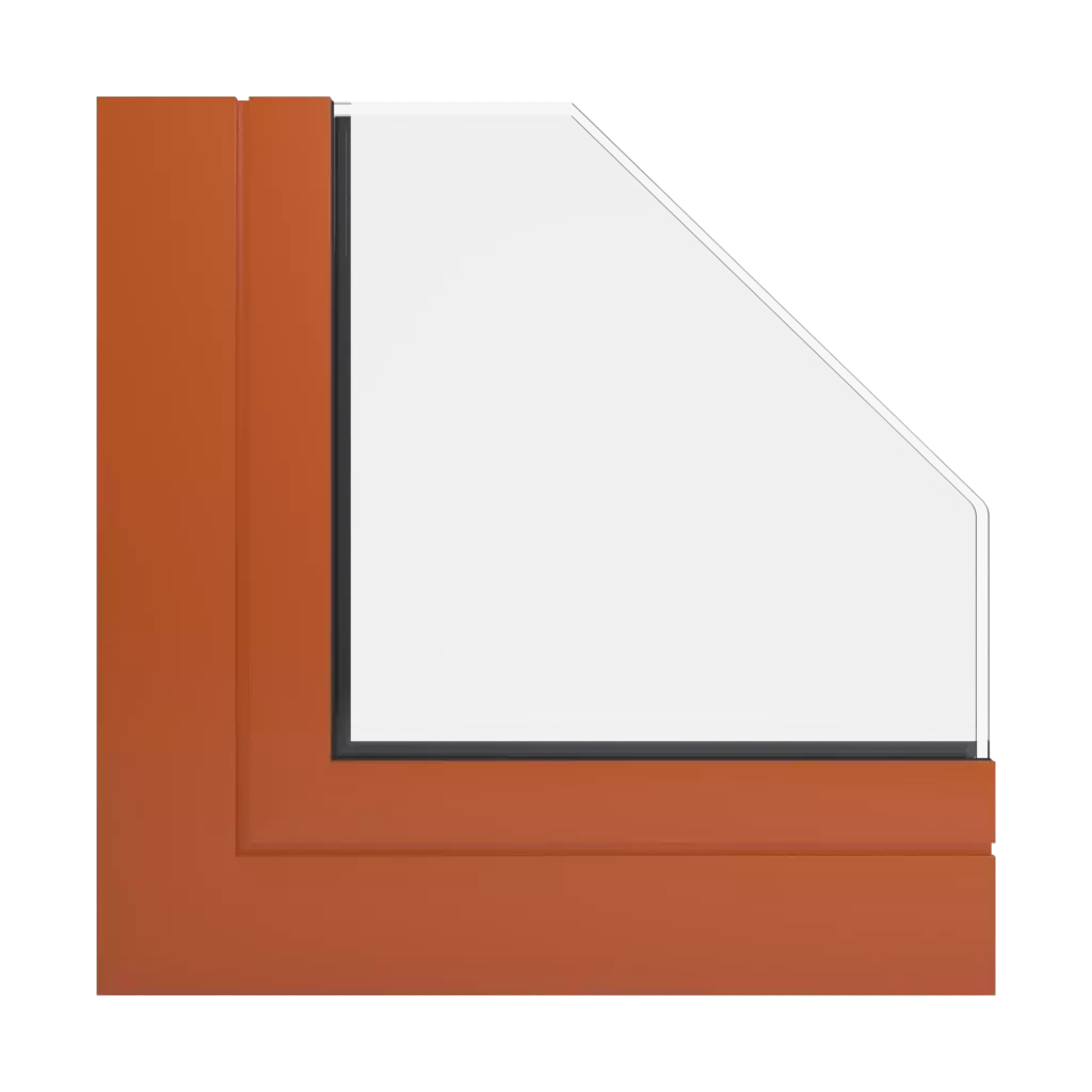 RAL 2001 Red orange windows window-color ponzio-colors 