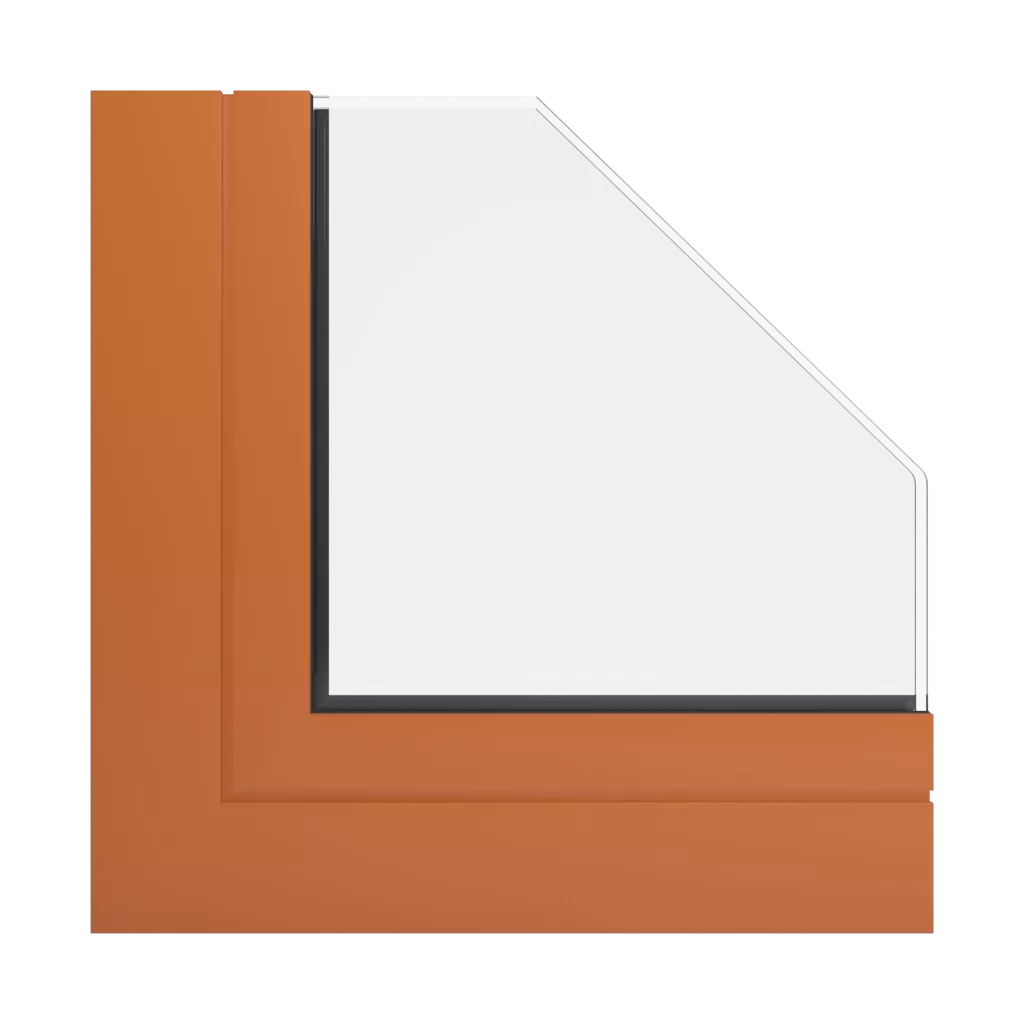 RAL 2010 Signal orange windows window-profiles aliplast ultraglide-%E2%9C%A8