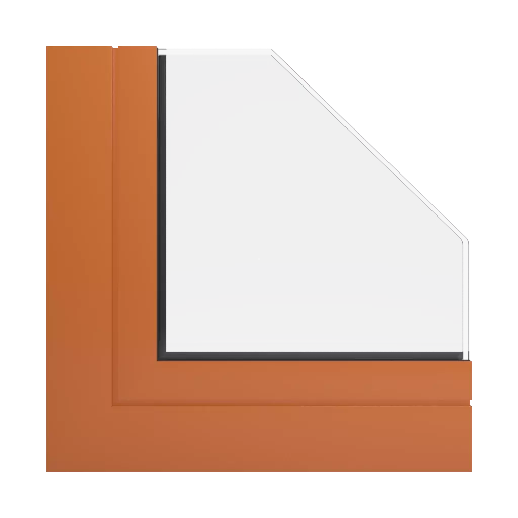 RAL 2010 Signal orange windows window-color ponzio-colors 