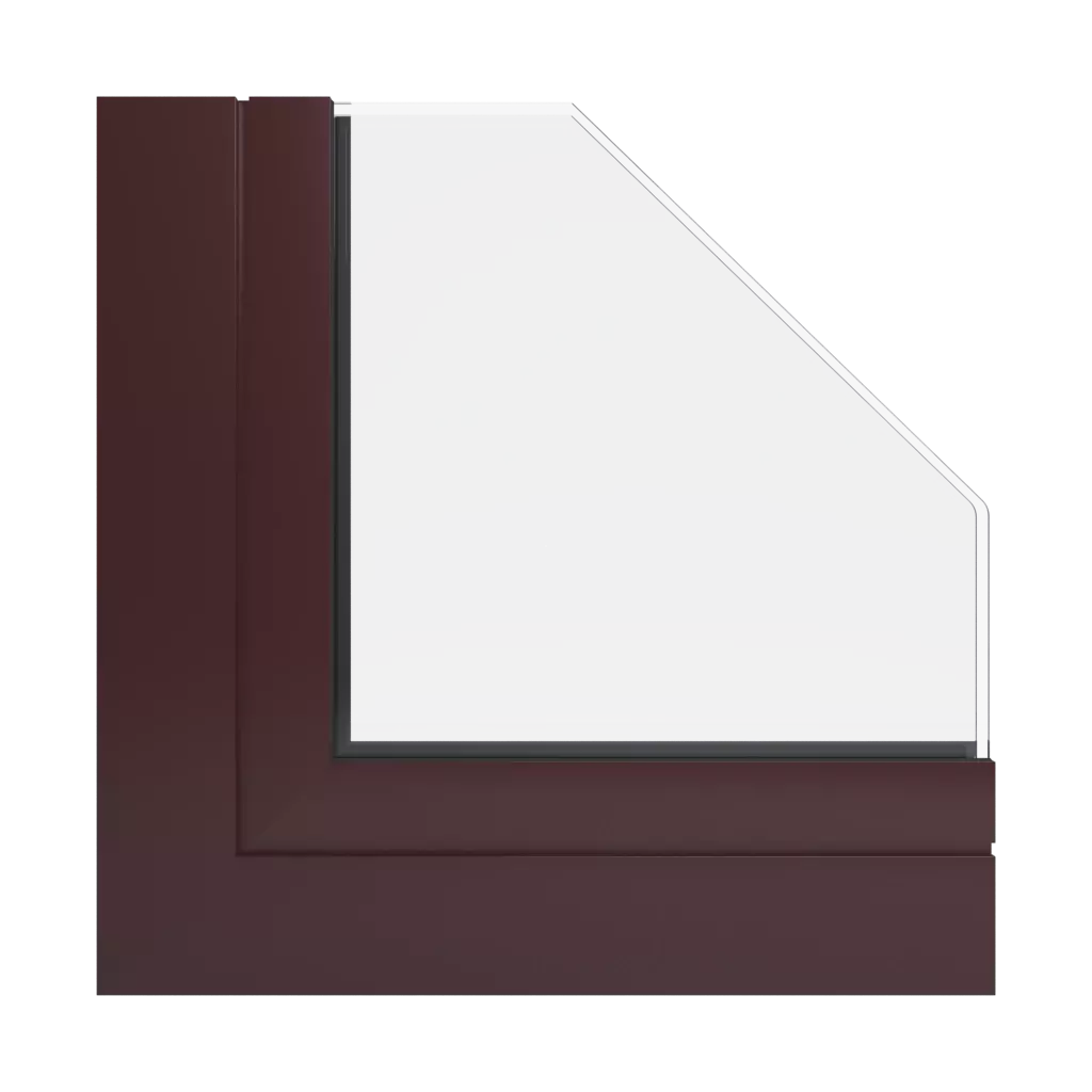 RAL 3007 Black red windows window-profiles aliplast ultraglide-%E2%9C%A8