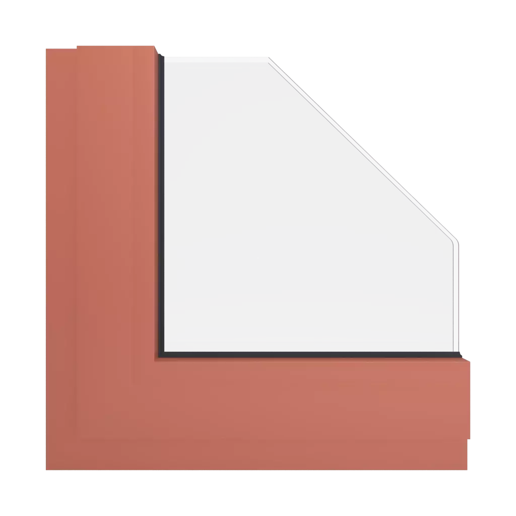 RAL 3022 Salmon pink windows window-color aluminum-ral ral-3022-salmon-pink interior