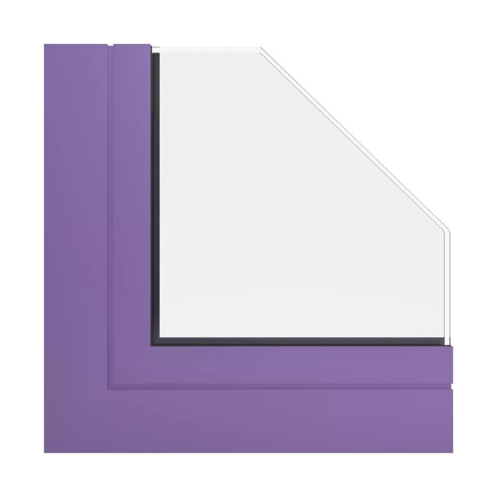 RAL 4005 Blue lilac windows window-profiles aluprof mb-78ei-dpa