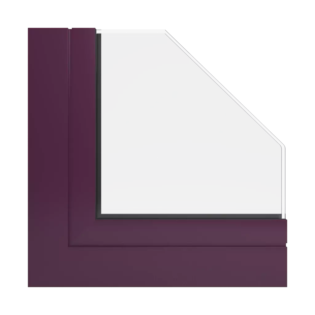 RAL 4007 Purple violet windows window-profiles aliplast ultraglide-%E2%9C%A8