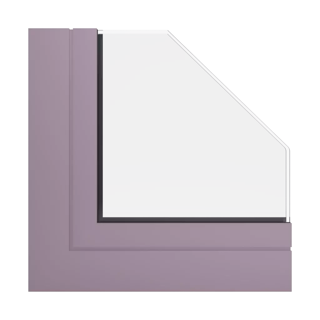 RAL 4009 Pastel violet windows window-profiles ponzio pe78n