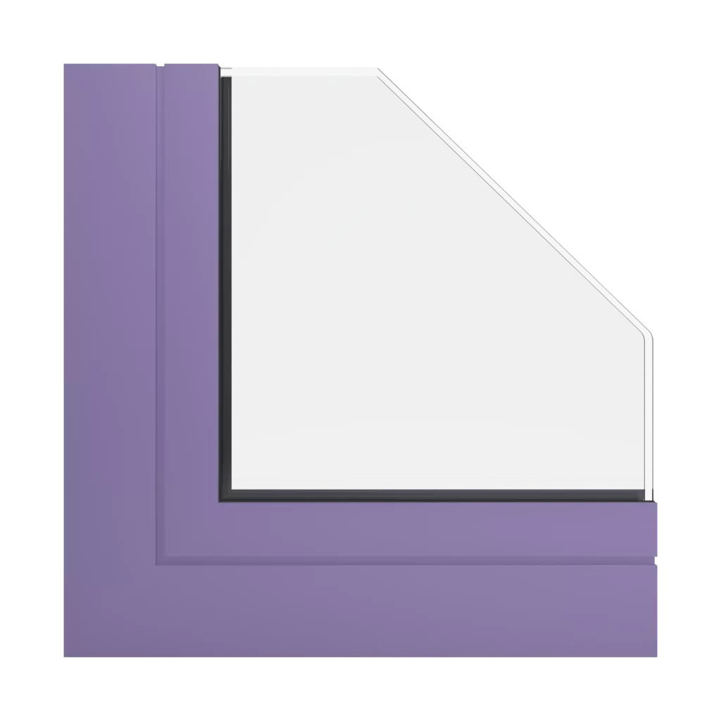 RAL 4011 Pearl violet windows window-profiles aluprof mb-60e-ei