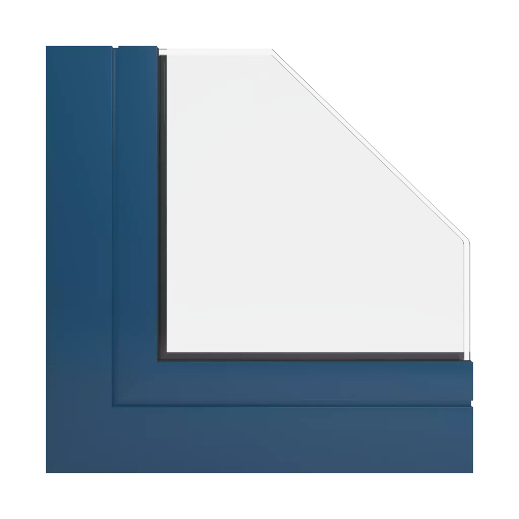 RAL 5001 Green blue windows window-profiles ponzio pe78n