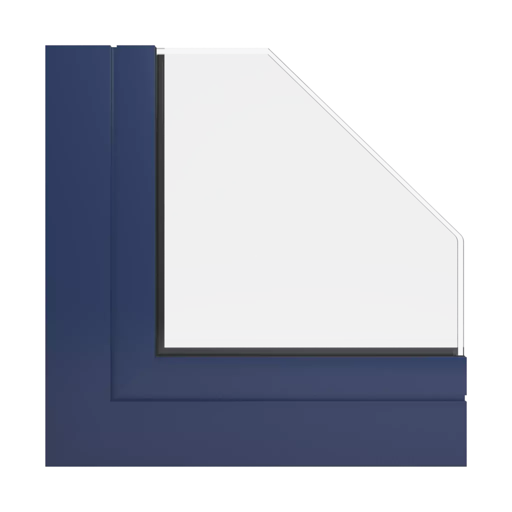 RAL 5003 Sapphire blue windows window-profiles aliplast ultraglide-%E2%9C%A8