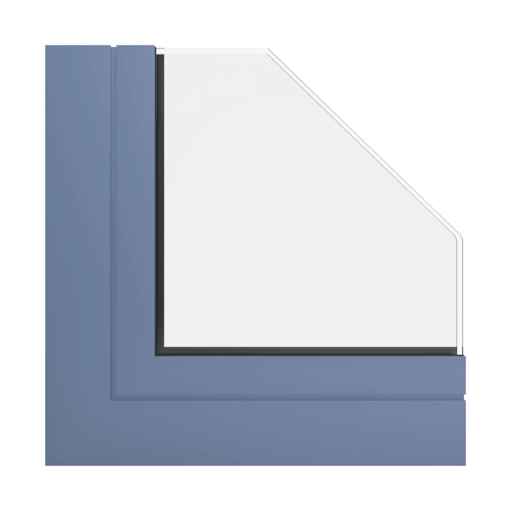 RAL 5014 blue gray windows window-color ponzio-colors 