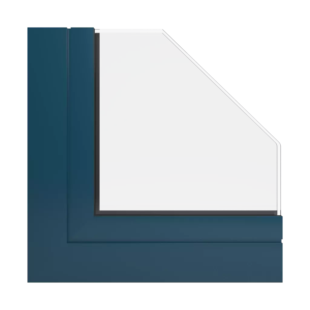 RAL 5020 Ocean blue windows window-profiles aliplast ultraglide-%E2%9C%A8