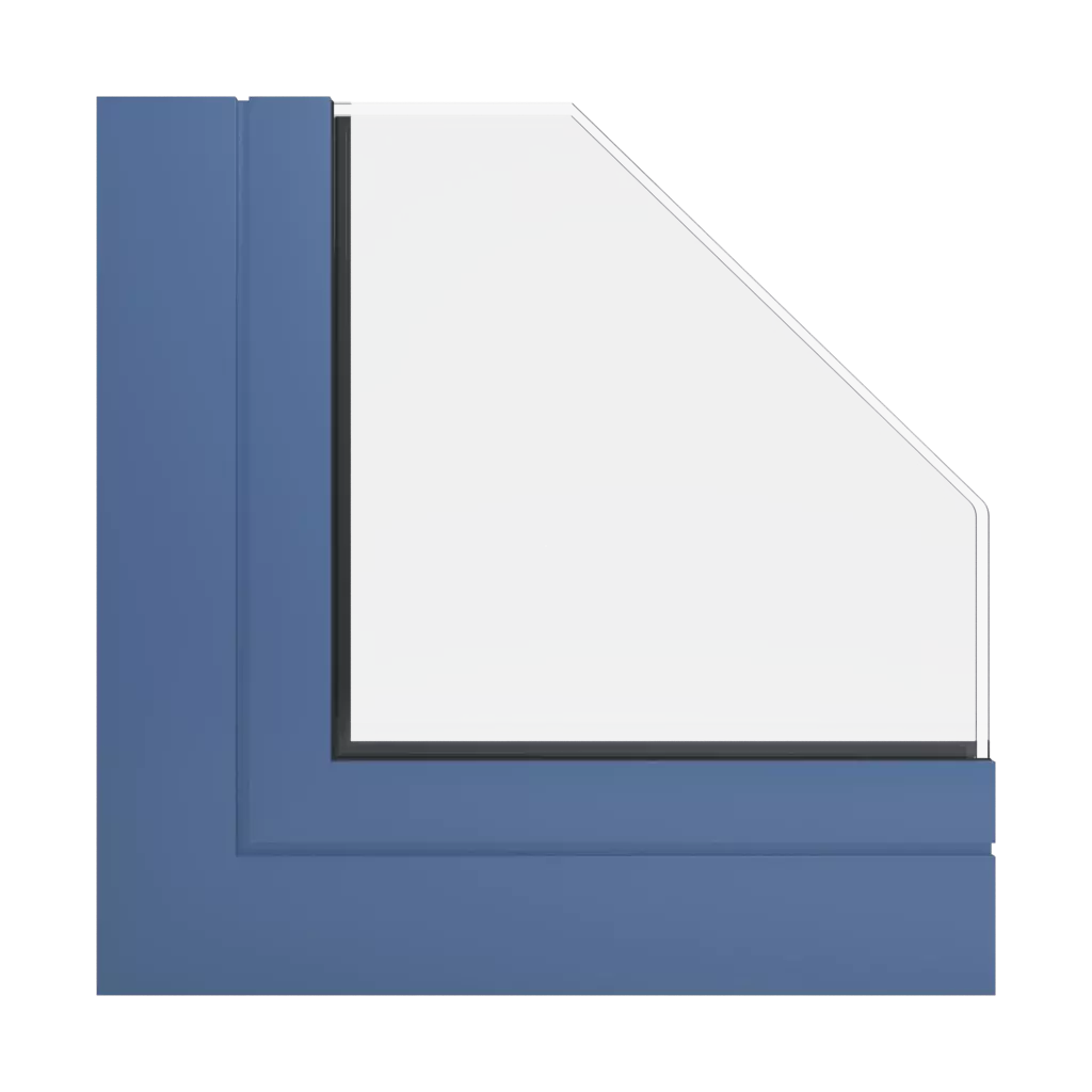 RAL 5023 Distant blue windows window-color ponzio-colors 