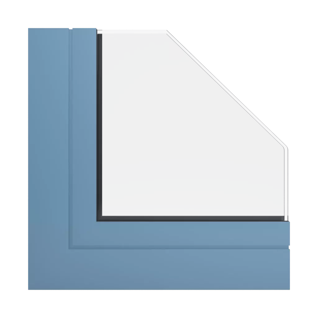 RAL 5024 Pastel blue windows window-profiles aluprof mb-openslide