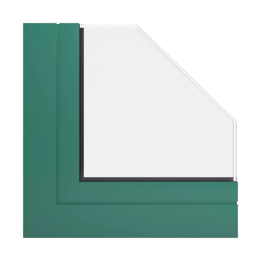 RAL 6000 Patina green windows window-profiles aliplast ultraglide-%E2%9C%A8