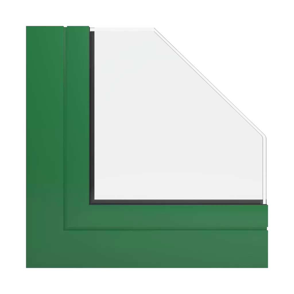 RAL 6001 Emerald green windows window-profiles aliplast ultraglide-%E2%9C%A8