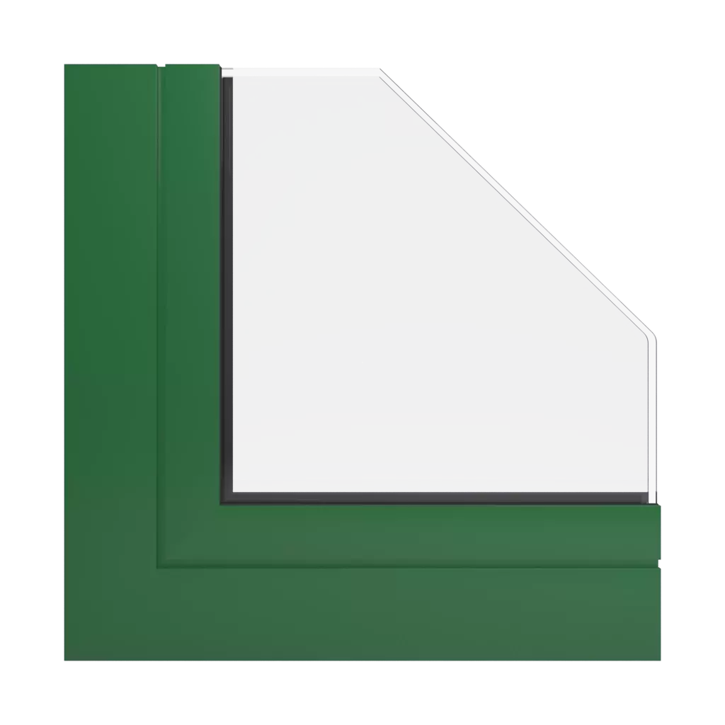 RAL 6002 Leaf green windows window-color aluminum-ral   