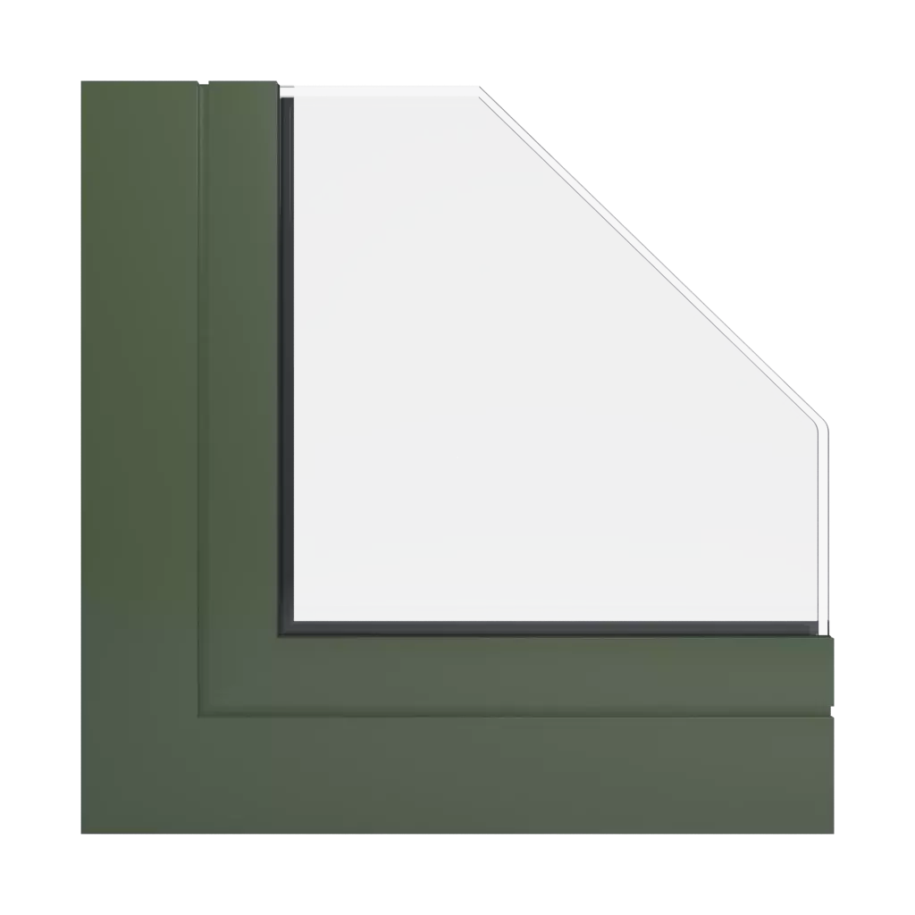 RAL 6003 Olive green windows window-profiles aliplast ultraglide-%E2%9C%A8