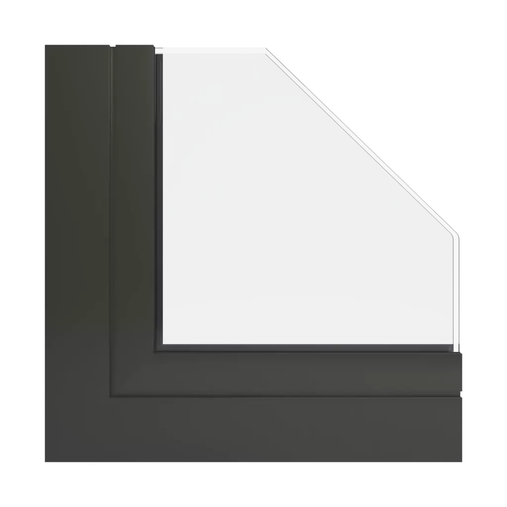 RAL 6008 Brown green windows window-profiles aliplast ultraglide-%E2%9C%A8