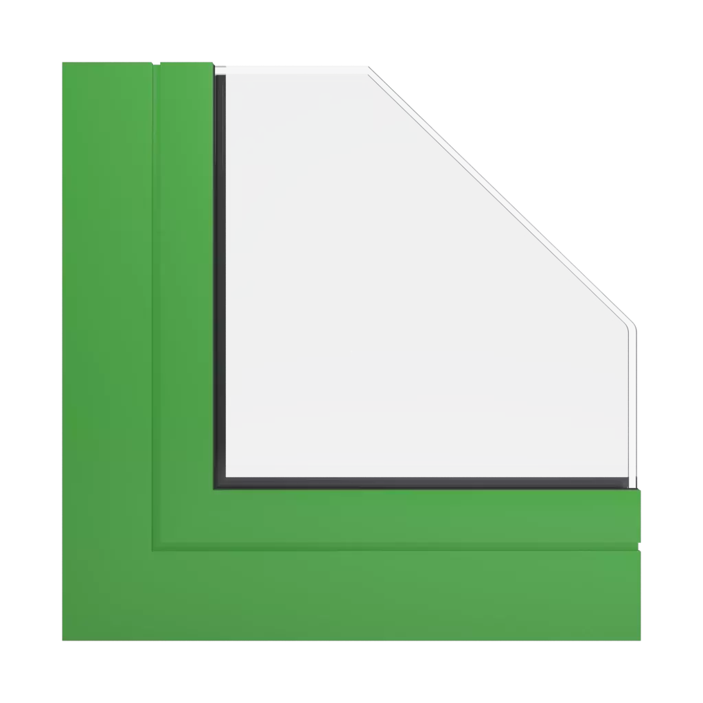 RAL 6018 Yellow green windows window-profiles aliplast ultraglide-%E2%9C%A8