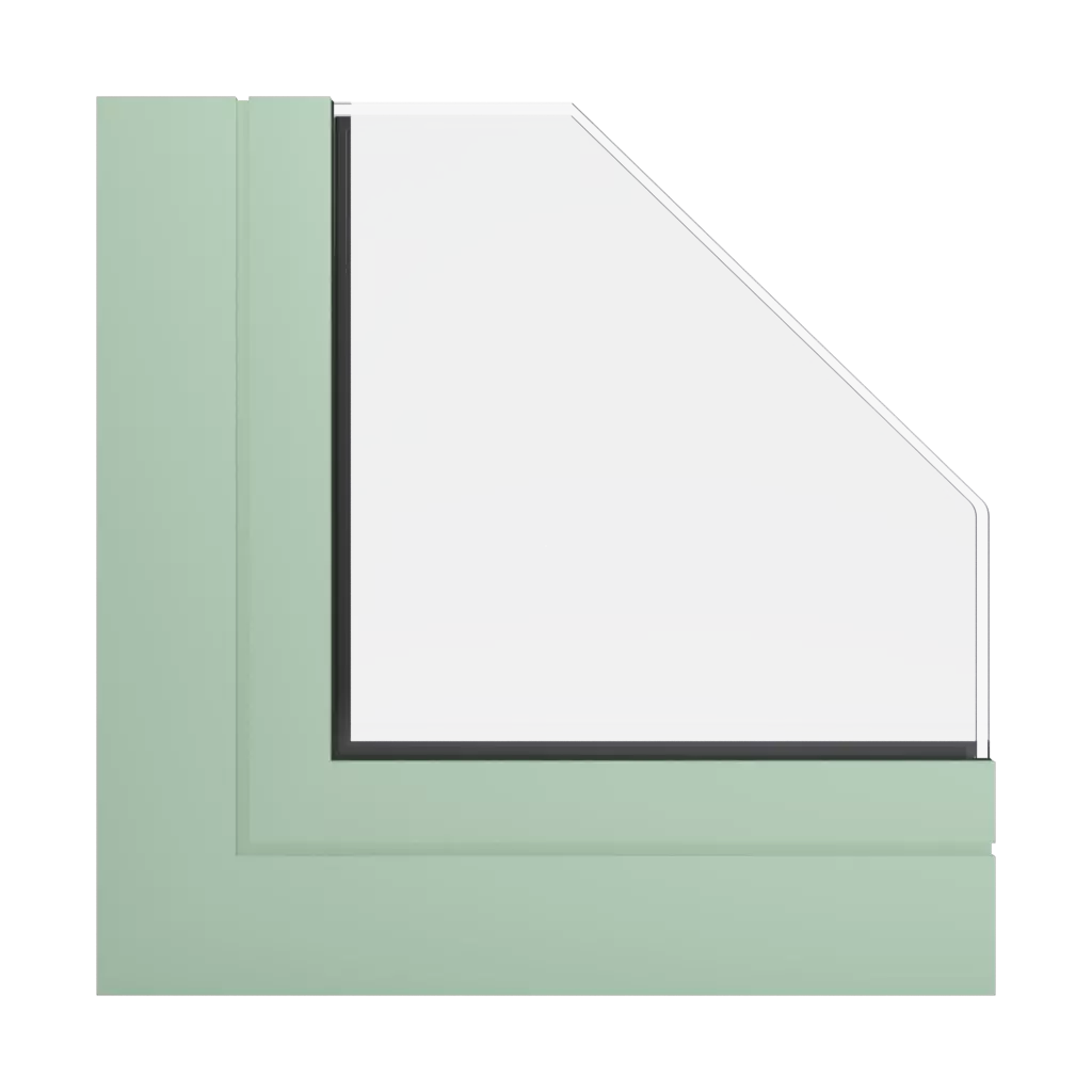 RAL 6019 Pastel green windows window-profiles aliplast ultraglide-%E2%9C%A8