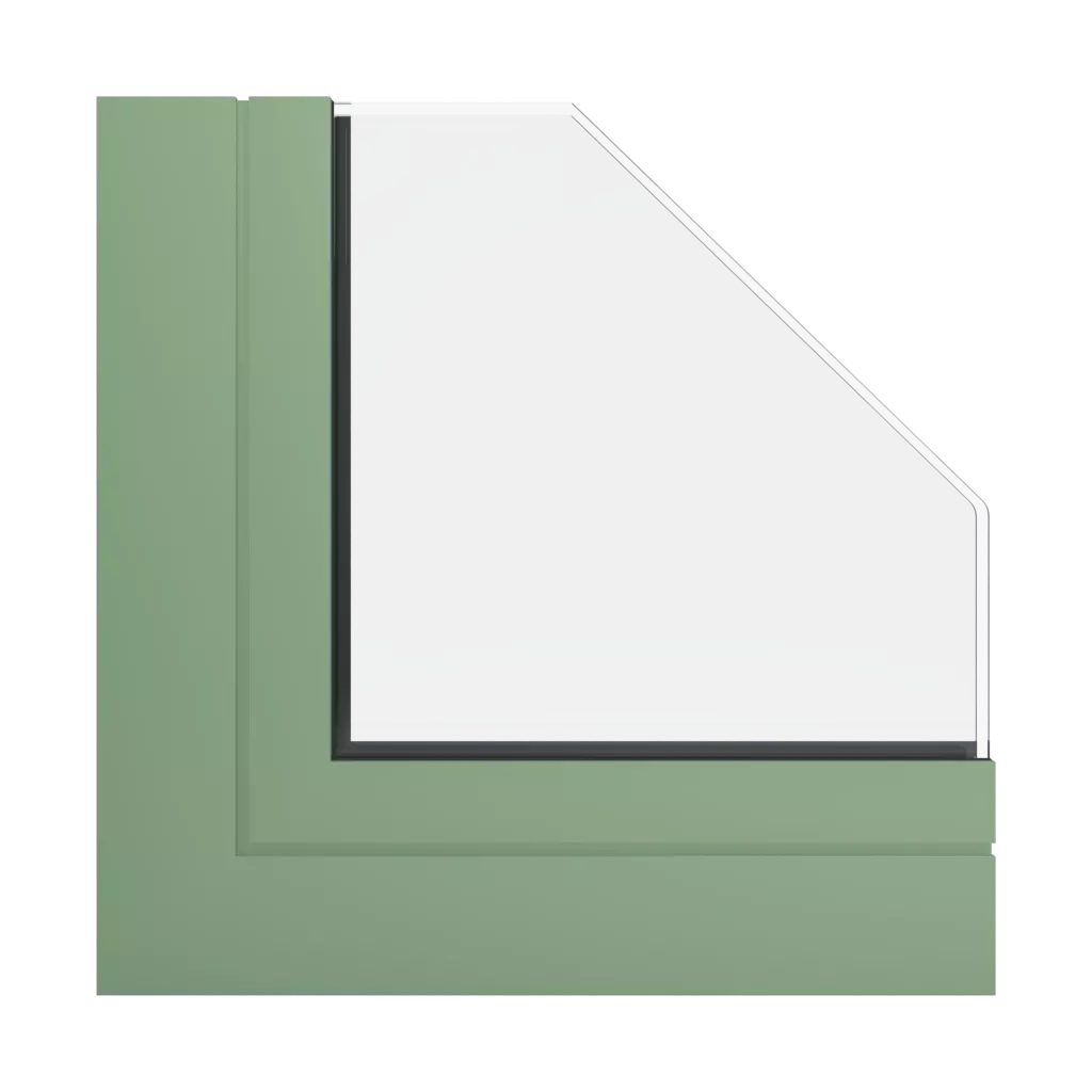 RAL 6021 Pale green windows window-profiles aliplast ultraglide-%E2%9C%A8