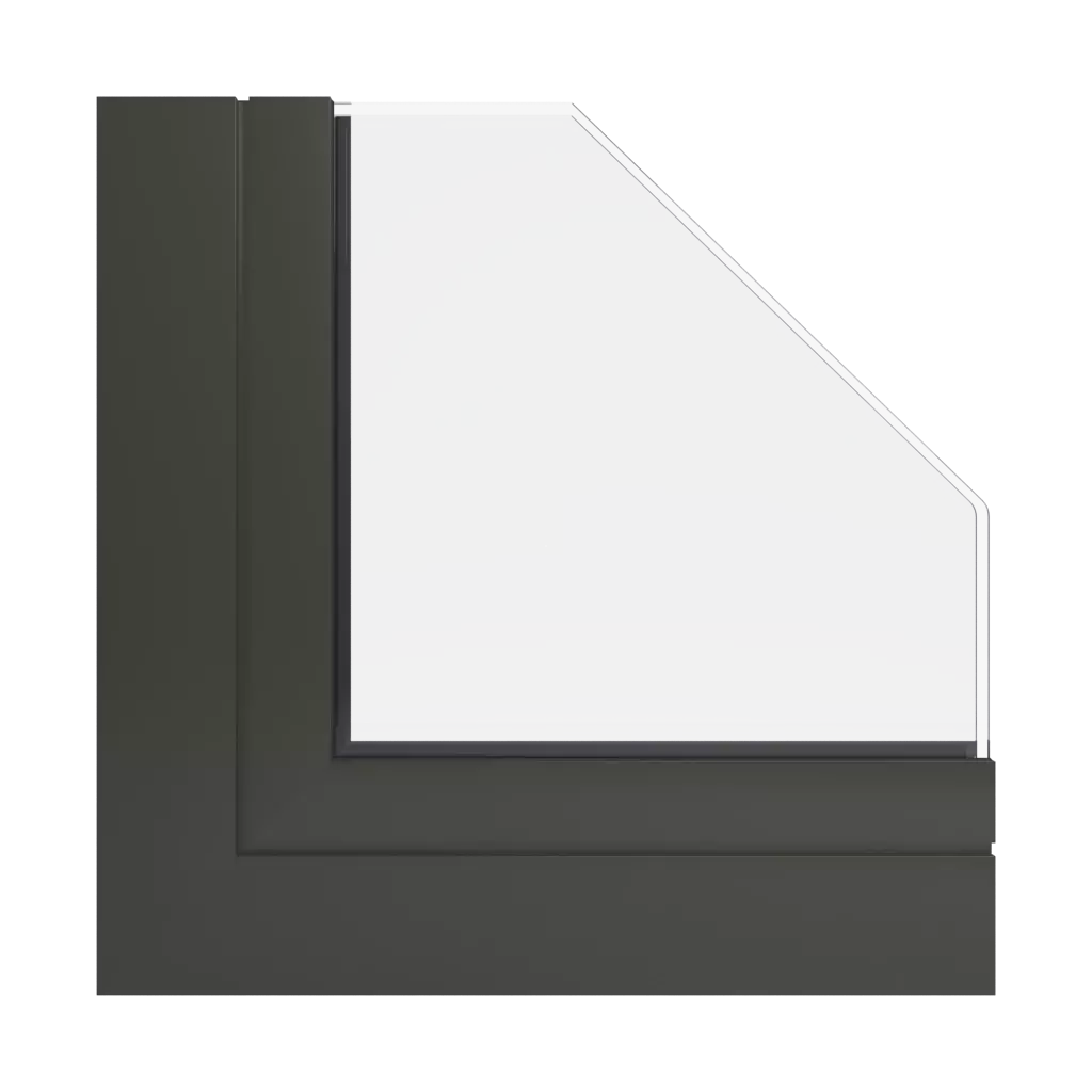 RAL 6022 Olive drab windows window-color ponzio-colors 