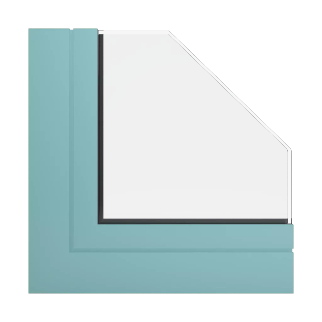 RAL 6027 Light green windows window-profiles aluprof mb-sr50n-ei