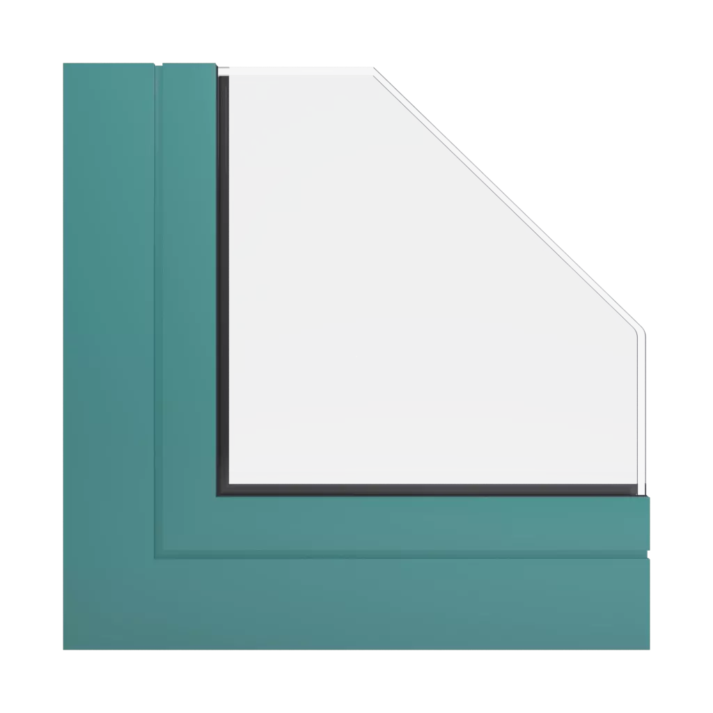 RAL 6033 Mint turquoise windows window-profiles aliplast ultraglide-%E2%9C%A8