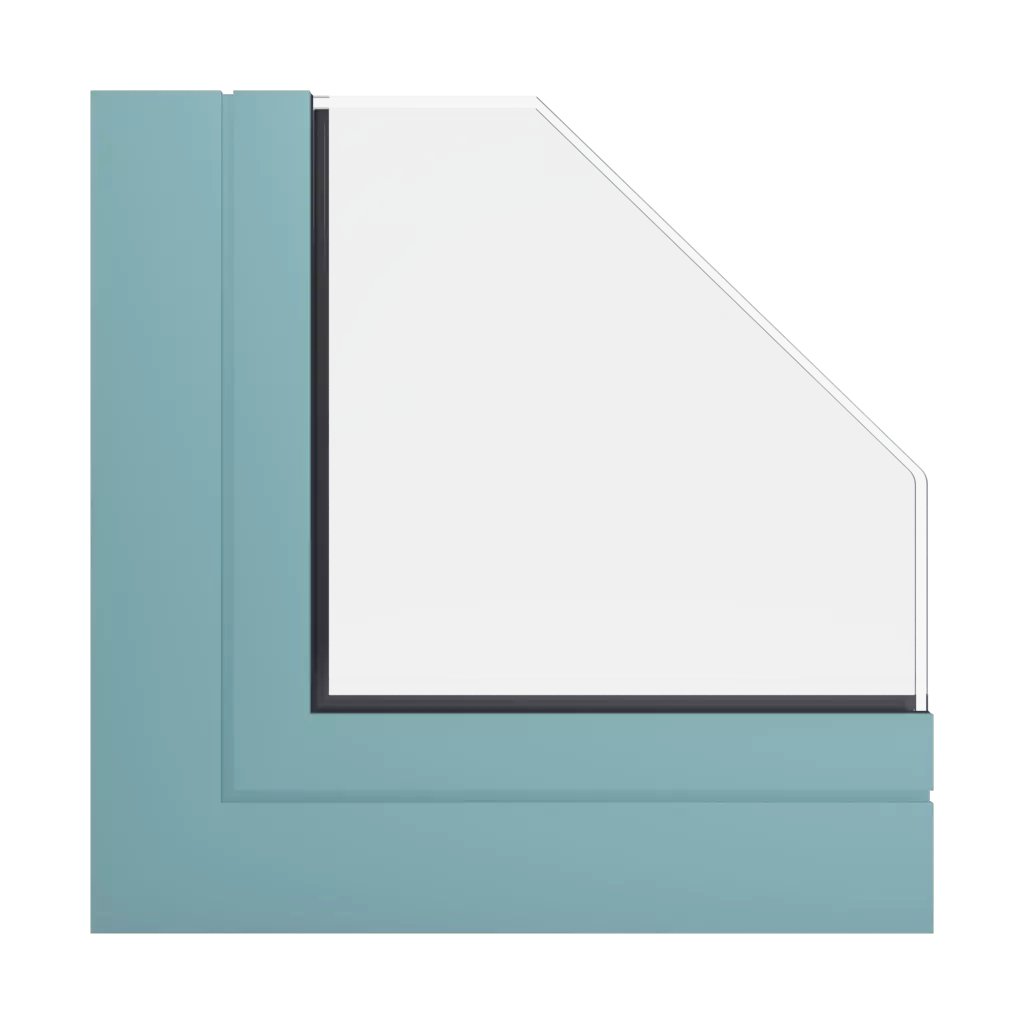 RAL 6034 Pastel turquoise windows window-profiles aliplast ultraglide-%E2%9C%A8