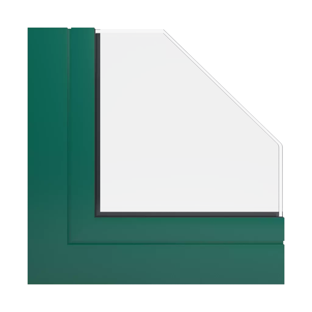 RAL 6036 Pearl opal green windows window-profiles aliplast ultraglide-%E2%9C%A8