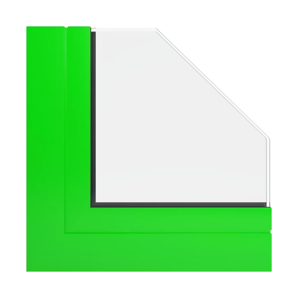 RAL 6038 Luminous green windows window-profiles aliplast ultraglide-%E2%9C%A8