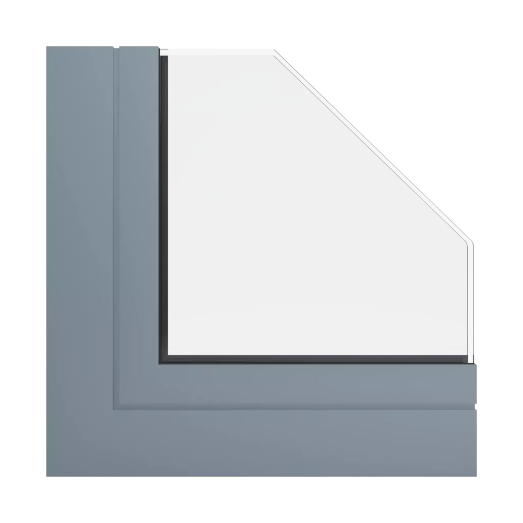 RAL 7000 Squirrel grey windows window-profiles aluprof mb-sr50n-ei-effect