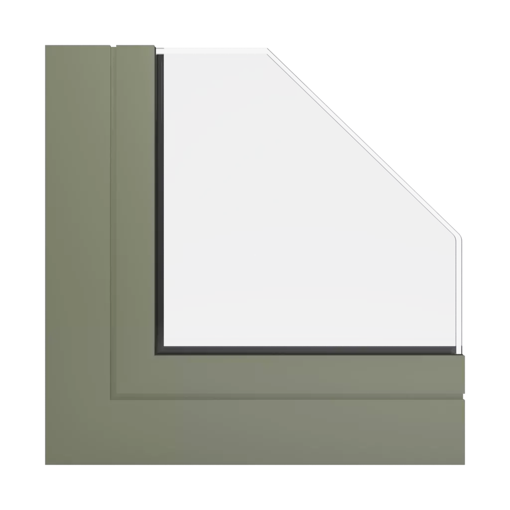 RAL 7001 Silver grey windows window-profiles aluprof mb-70-hi