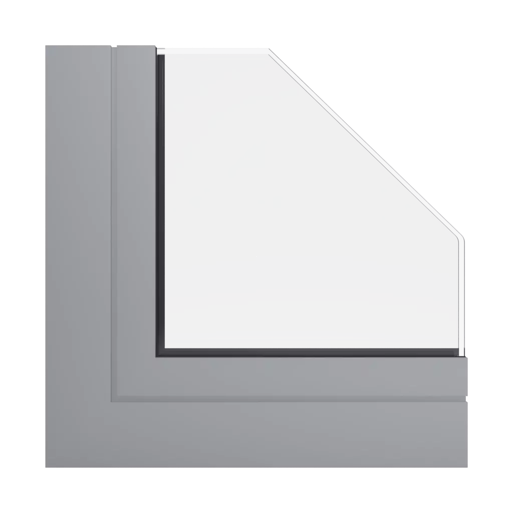 RAL 7003 Moss grey windows window-profiles aluprof mb-78ei