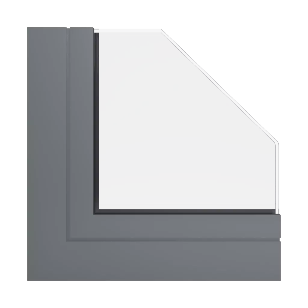 RAL 7005 Mouse Gray windows window-profiles aliplast ultraglide-%E2%9C%A8
