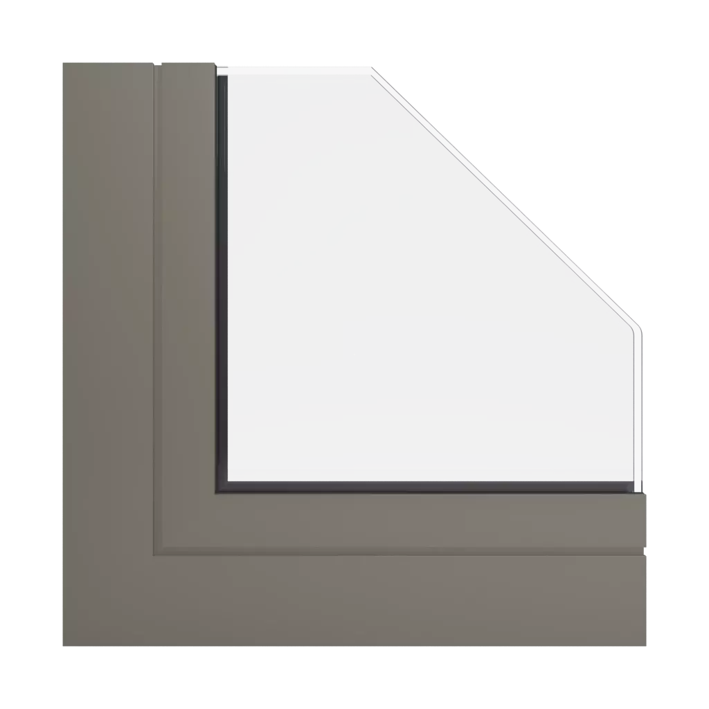 RAL 7006 Beige grey windows window-color ponzio-colors 