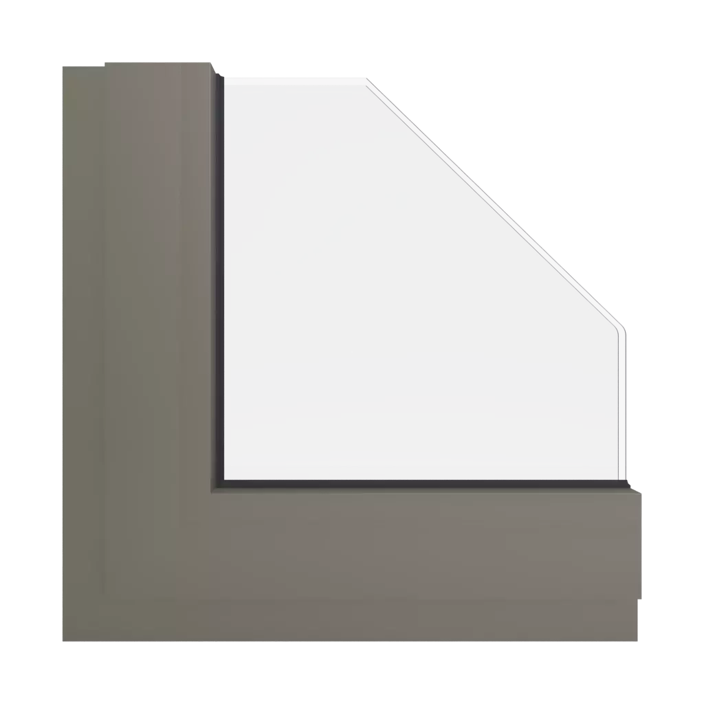 RAL 7006 Beige grey windows window-color aluminum-ral ral-7006-beige-grey interior