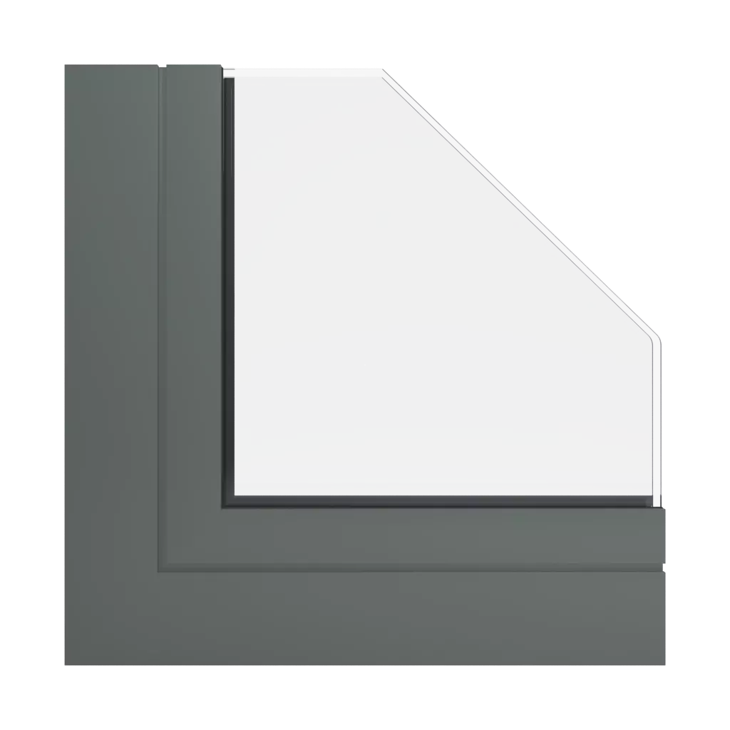 RAL 7009 Green grey windows window-profiles aliplast ultraglide-%E2%9C%A8