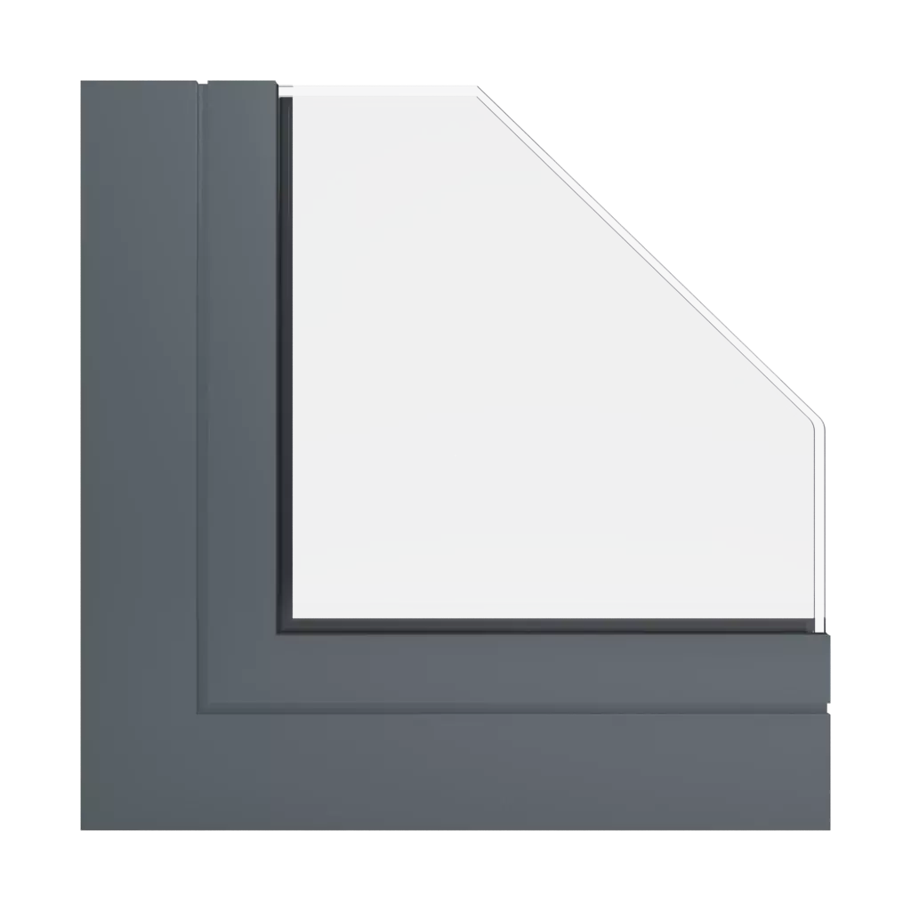 RAL 7011 Iron grey windows window-profiles aliplast ultraglide-%E2%9C%A8