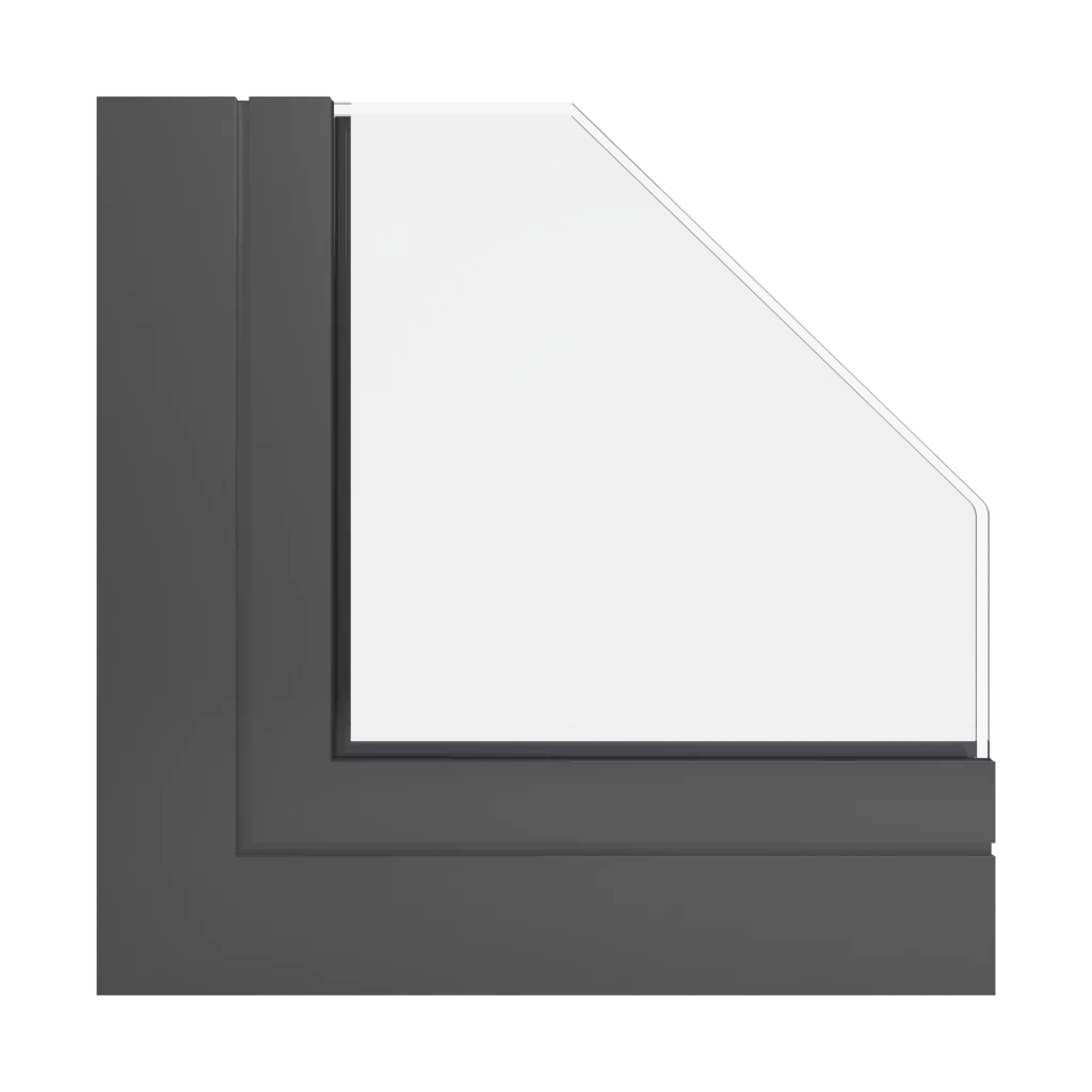 RAL 7022 Umbra grey windows window-profiles aliplast ultraglide-%E2%9C%A8