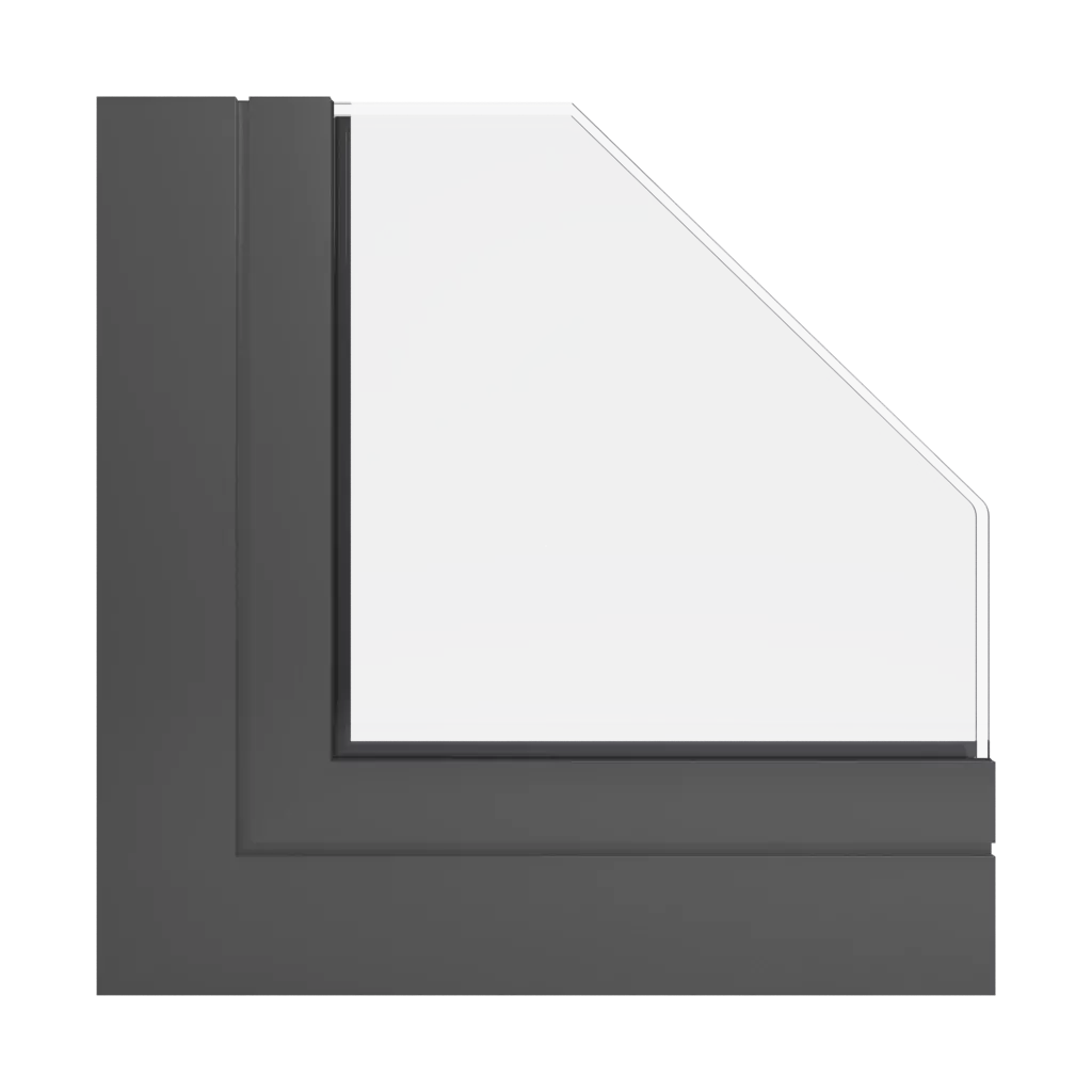 RAL 7022 Umbra grey windows window-profiles aluprof mb-sr50n-ei-effect