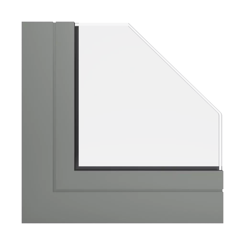 RAL 7023 Concrete grey windows window-profiles aliplast ultraglide-%E2%9C%A8