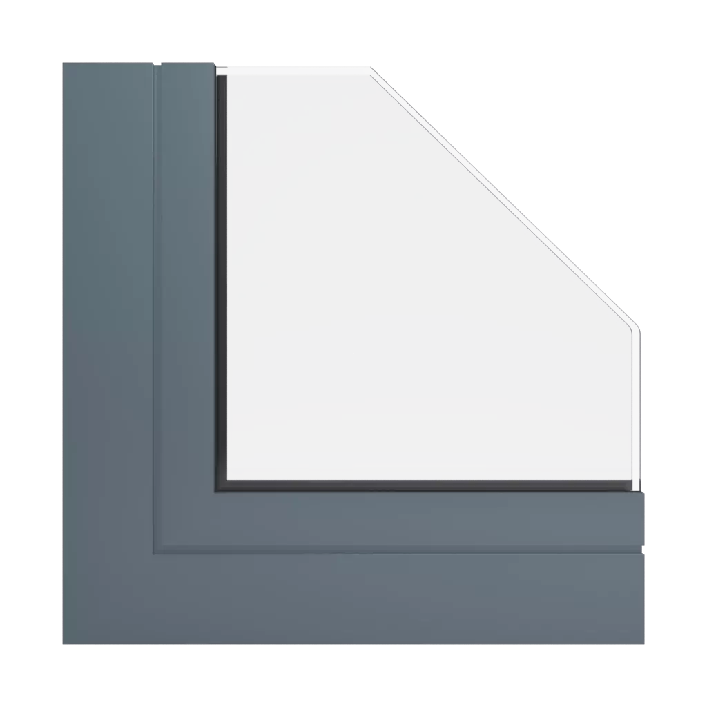RAL 7031 Blue grey windows window-profiles aliplast ultraglide-%E2%9C%A8