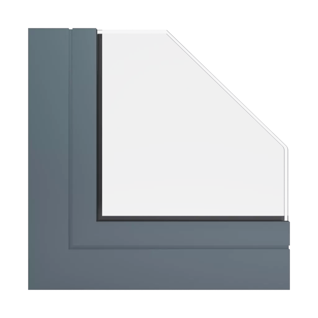 RAL 7031 Blue grey windows window-profiles aluprof mb-sr50n-ei-effect