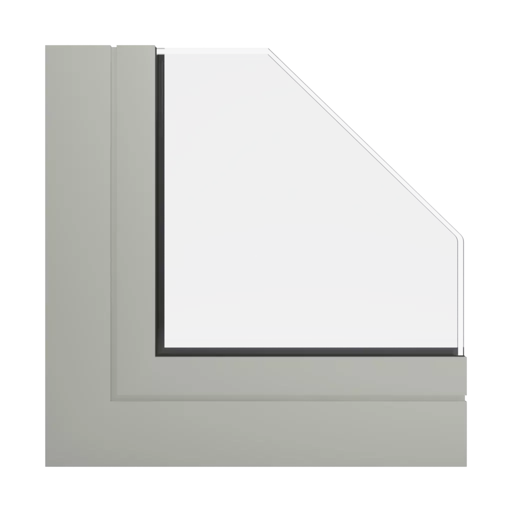 RAL 7032 Pebble grey windows window-profiles ponzio pe78n