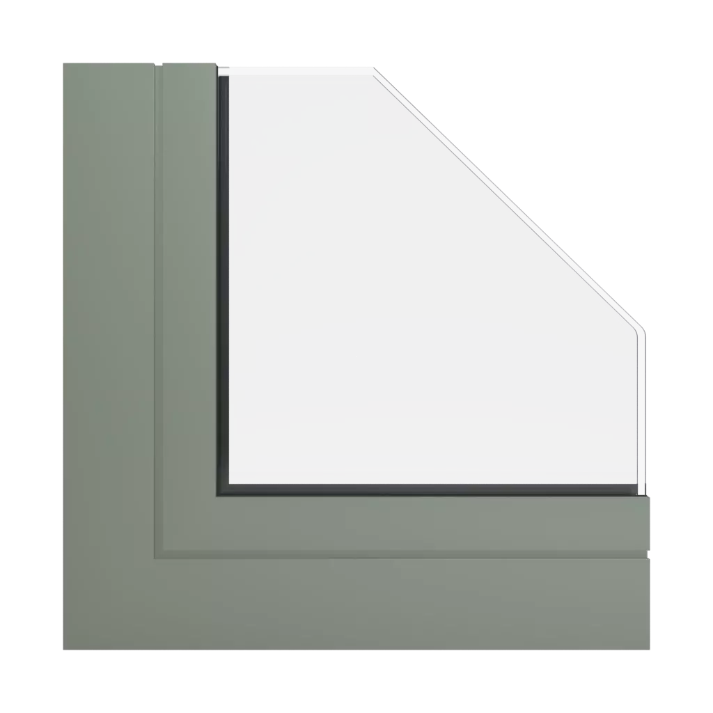 RAL 7033 Cement grey windows window-profiles aliplast ultraglide-%E2%9C%A8