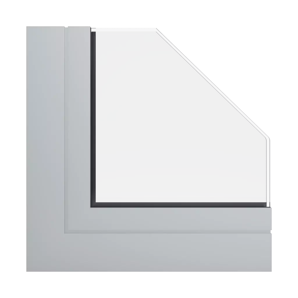 RAL 7035 Light grey windows window-profiles ponzio pe96