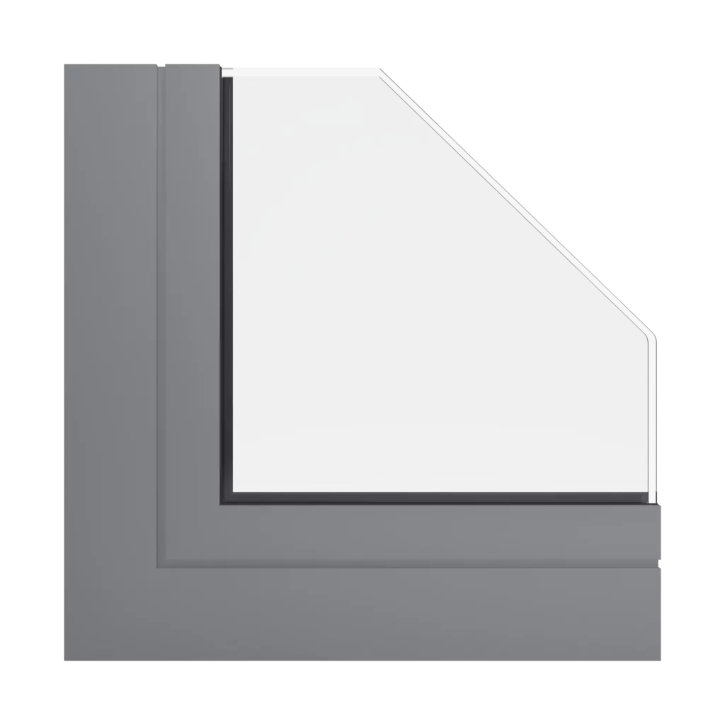 RAL 7037 Dusty grey windows window-profiles aliplast ultraglide-%E2%9C%A8