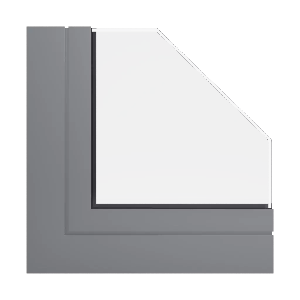 RAL 7037 Dusty grey windows window-profiles aluprof mb-sr50n-ei