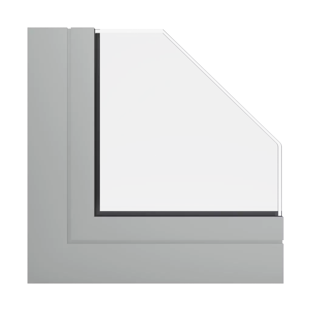 RAL 7038 Agate grey windows window-profiles aluprof mb-86ei