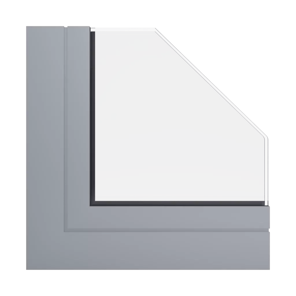 RAL 7040 Window grey windows window-color ponzio-colors 