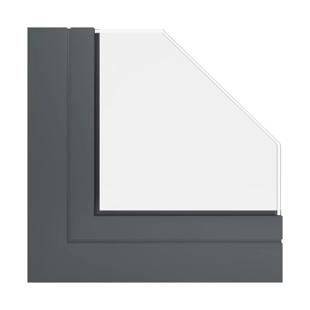 RAL 7043 Traffic grey B windows window-profiles aliplast ultraglide-%E2%9C%A8